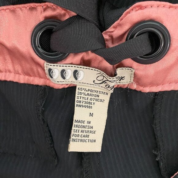 Black Striped Shorts with Bow in Back - Picture 5 of 8